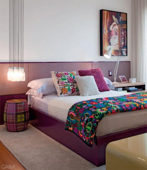 Буйство красок: 20 ярких спален 01