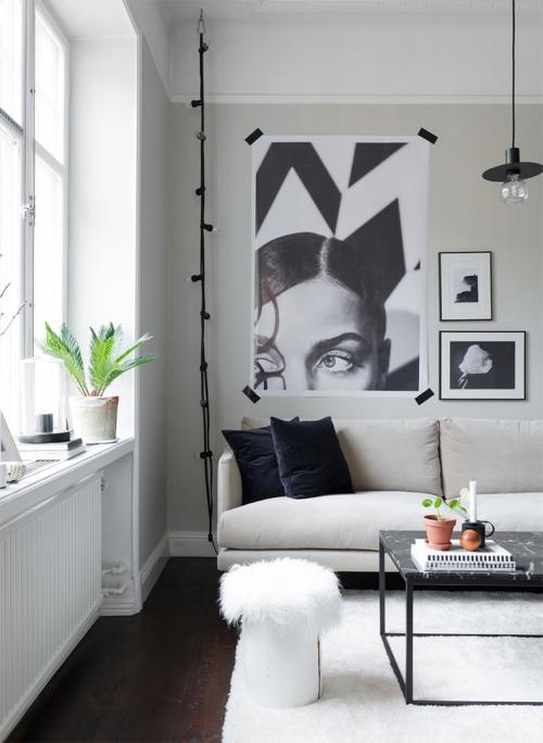 Скандинавская квартира с мягкими интерьерами 02
