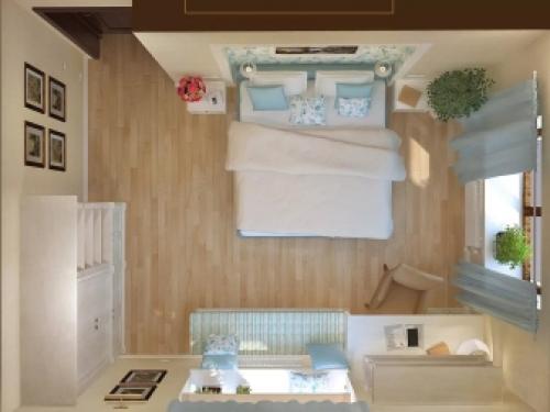 Спальня по фен шуй. Расположение комнаты по сторонам света при планировке 03