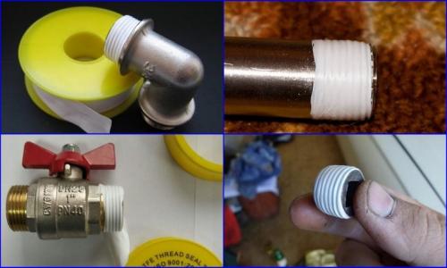 В какую сторону наматывать фум-ленту. Как наматывать фум-ленту на резьбу