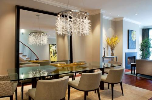 Напольные зеркала в интерьере 05