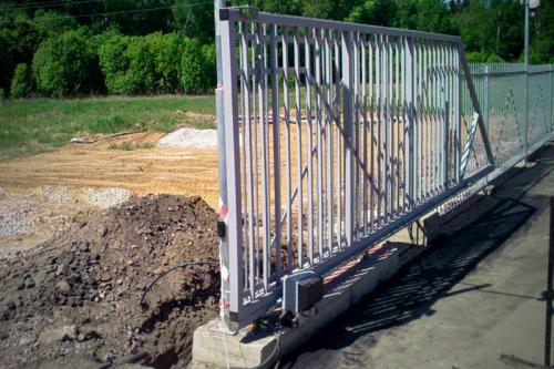 Столбчатый фундамент для откатных ворот. Технология изготовления
