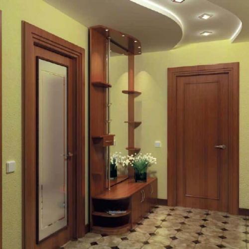 Идеи ремонта в прихожей. Оформляем потолок. Идеи для освещения прихожей 15