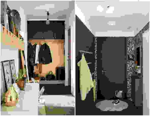 Идеи ремонта в прихожей. Оформляем потолок. Идеи для освещения прихожей 12