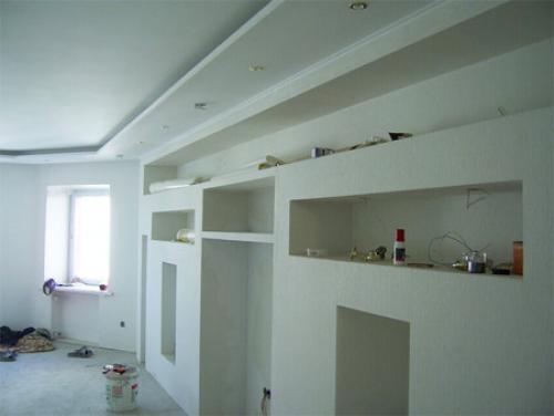 Как встроить шкаф в нишу из гипсокартона. Особенности использования гипсокартона в интерьере