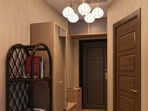 Идеи ремонта в прихожей. Оформляем потолок. Идеи для освещения прихожей 04