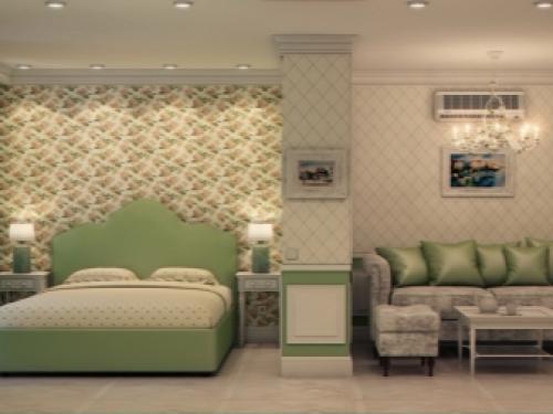 Интерьер комнаты гостиная спальня. Дизайн гостиной, совмещенной со спальней 07