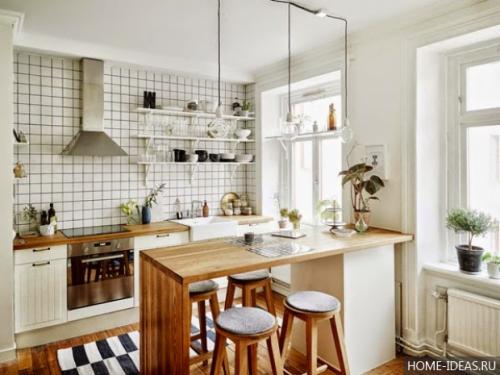 В чем можно сэкономить на кухне. Материал новой кухни