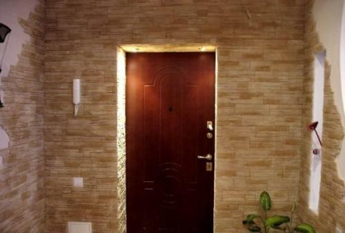 Идеи ремонта в прихожей. Оформляем потолок. Идеи для освещения прихожей 05