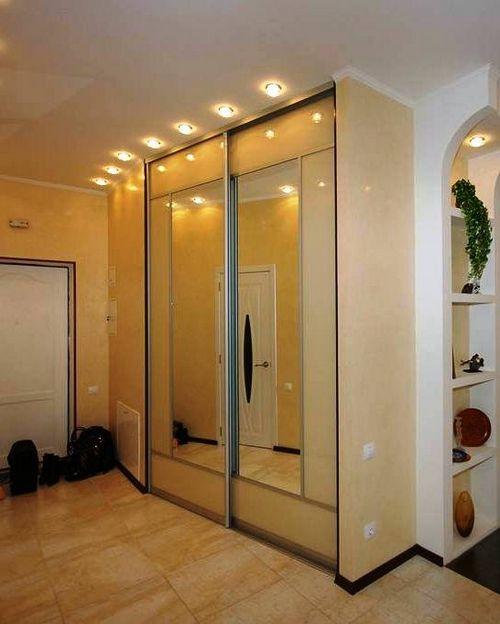 Идеи ремонта в прихожей. Оформляем потолок. Идеи для освещения прихожей 03