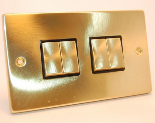 Черные выключатели в интерьере. Розетки и выключатели – дизайн под стиль интерьера