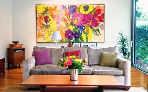 Как выбрать размер картины на стену. Как выбрать картину: стиль, цвет, размер