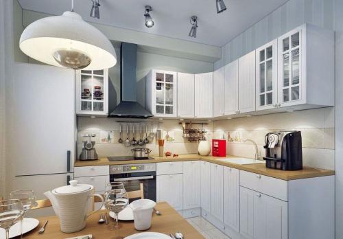 Белая кухня гостиная. Белая кухня — разрушаем распространенные мифы