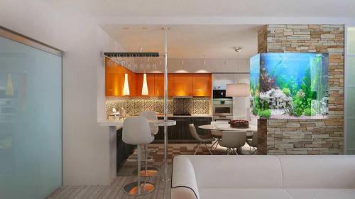 Как объединить кухню с гостиной. Плюсы и минусы 15 Как объединить кухню с гостиной. Плюсы и минусы 15