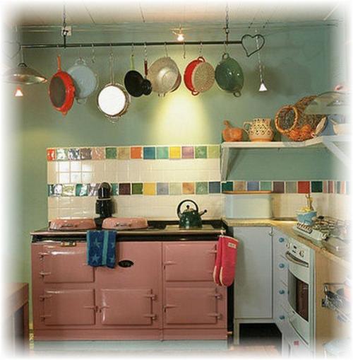 Эклектика в интерьере кухни