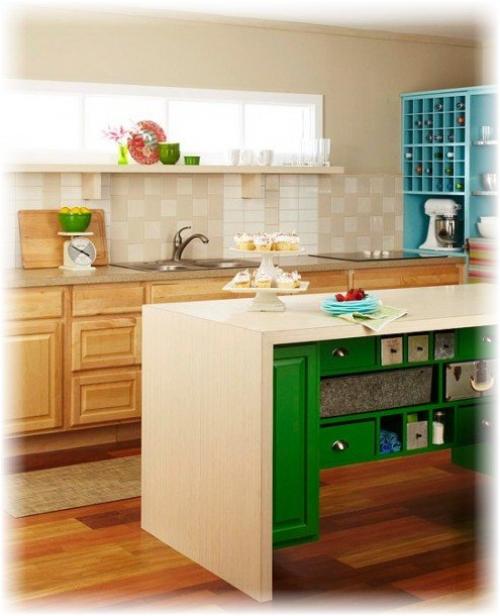 Эклектика в интерьере кухни