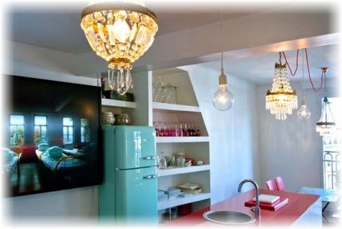 Эклектика в интерьере кухни