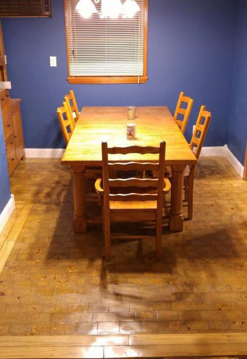 Необычный пол своими руками. Хотите сделать новый пол, но нет денег? Деревянные бруски помогут вам сэкономить