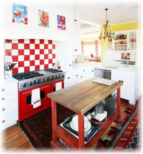 Эклектика в интерьере кухни