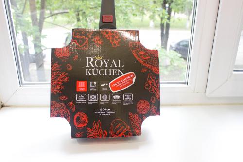 Сковорода-гриль роял китчен. Наша сковорода «Royal Kuchen» из «Магнита» за наклейки по акции. Мой отзыв