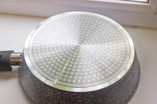 Сковорода-гриль роял китчен. Наша сковорода «Royal Kuchen» из «Магнита» за наклейки по акции. Мой отзыв