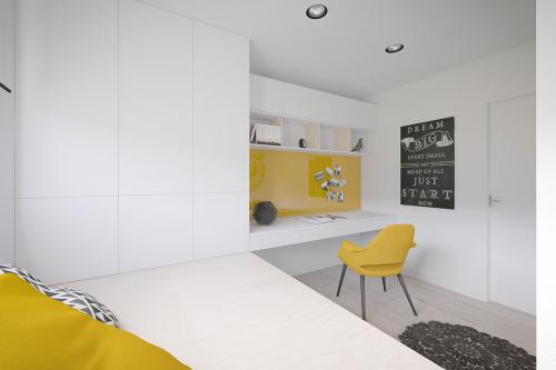 Дизайн однокомнатной квартиры в белом цвете. Оригинальное решение для интерьера маленькой квартиры