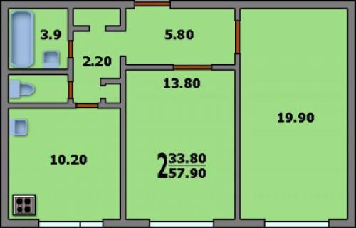 Планировка с размерами квартиры. Что такое? 11