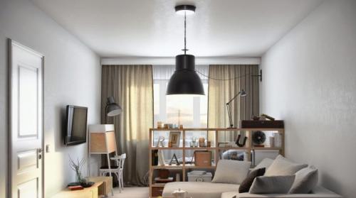 Дизайн проект квартиры 36 кв м. Дизайн однокомнатной квартиры площадью 36 кв.м