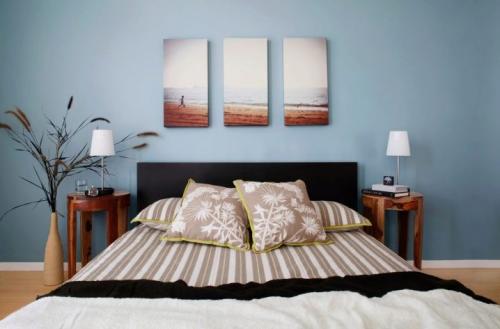 Как правильно повесить картины разного размера. Ни больше, ни меньше: секреты правильного декора стен 05