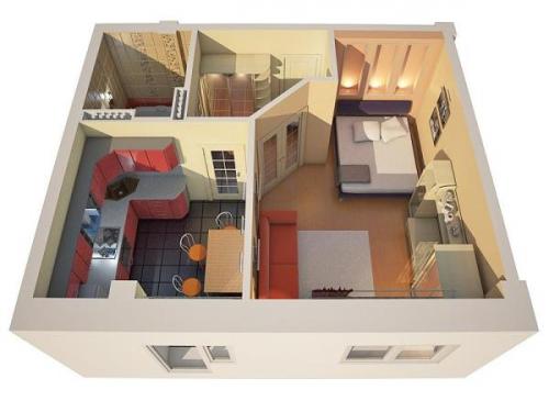 Как из 1 сделать 2 комнаты. Как из 1 комнатной квартиры сделать 2 комнатную