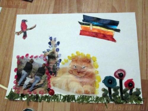 Как сделать коллаж своими руками в школу. Как сделать детский коллаж «Уютное место» своими руками