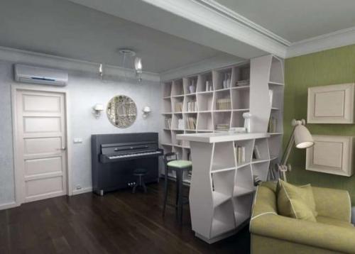 Разделить комнату на две стеной. Виды перегородок