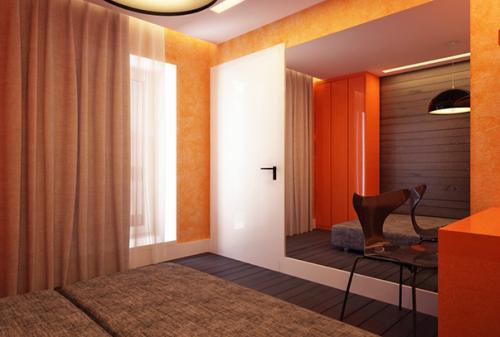 Перепланировка 2 х квартиры в 3 х комнатную. На фото: