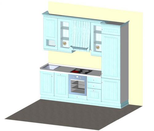 План маленькой кухни.