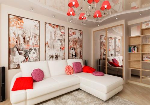 Дизайн гостинки 14 кв м. Небольшая гостиная в 14 кв м: решаем проблему ограниченного пространства