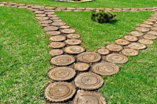Как сделать деревянные спилы. Пошаговая инструкция, как сделать садовую дорожку из спилов дерева