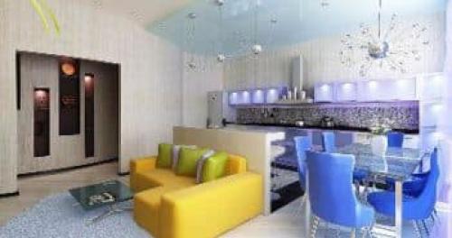 Планировка кухни гостиной с рабочим местом. Расширение границ: рациональная планировка кухни гостиной