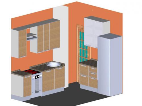 План маленькой кухни.