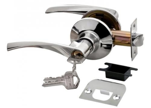 Как собрать дверной замок схема накладной. Установка накладного замка 07