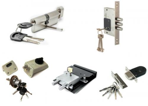 Устройство накладного замка с защелкой. Механизм секретки