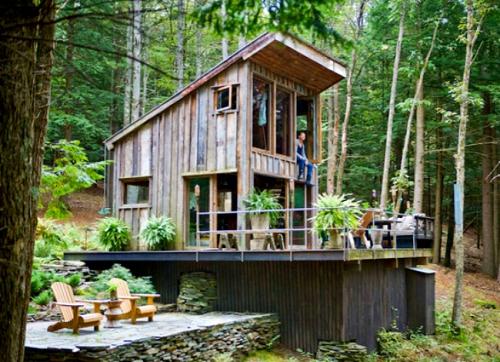 Загородный дом в лесу: интересные идеи оформления