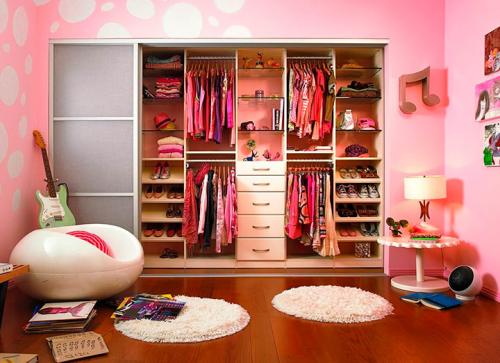 Дизайн детской комнаты с гардеробной. Обустройство гардеробной в детской комнате – идеи и фото