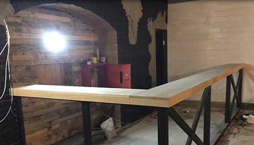 Барная стойка на маленькой кухне своими руками. Самостоятельное создание барной стойки в стиле лофт