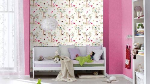 Обои для стен широкие. Особенности выбора детских обоев для стен 05