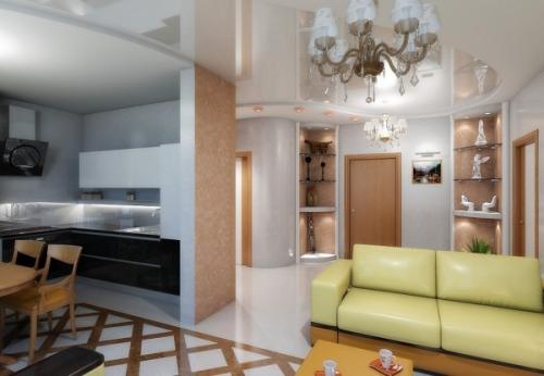 Перегородка между гостиной и прихожей. Перегородка между прихожей и гостиной: фото удачных проектов 21