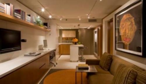 Как визуально расширить узкую комнату? 08