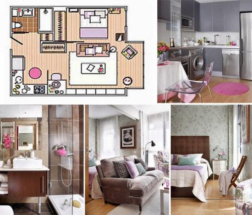 Как обустроить маленькую квартиру однокомнатную. Популярные планировки и идеи для перепланировки однокомнатной квартиры 04