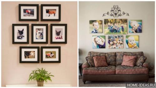 Как повесить красиво картины на стену. Как развесить картины в квартире: основные правила 03