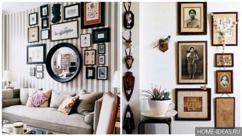 Как повесить красиво картины на стену. Как развесить картины в квартире: основные правила 04