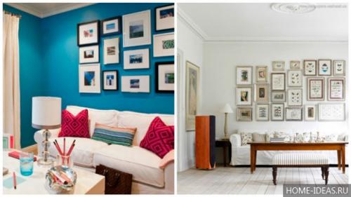 Как повесить красиво картины на стену. Как развесить картины в квартире: основные правила 02